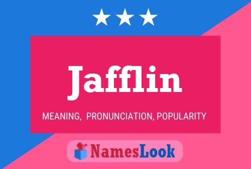 ملصق اسم Jafflin