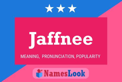 ملصق اسم Jaffnee