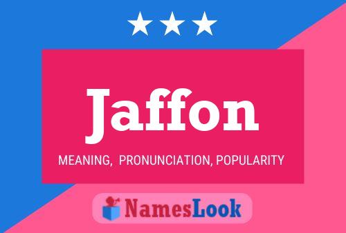 ملصق اسم Jaffon