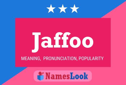 ملصق اسم Jaffoo