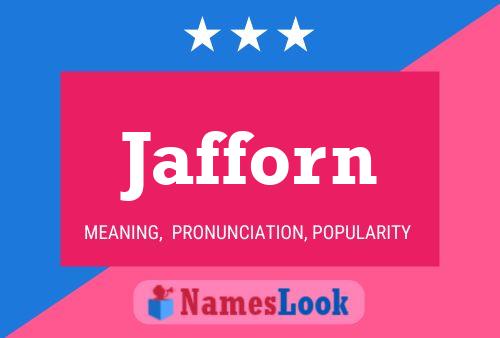 ملصق اسم Jafforn