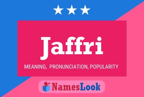 ملصق اسم Jaffri