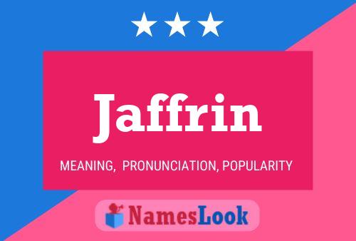 ملصق اسم Jaffrin