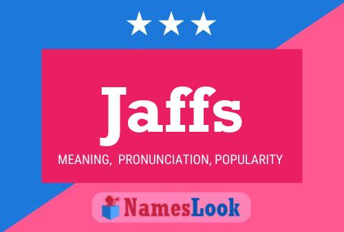 ملصق اسم Jaffs