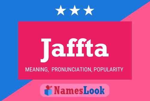 ملصق اسم Jaffta