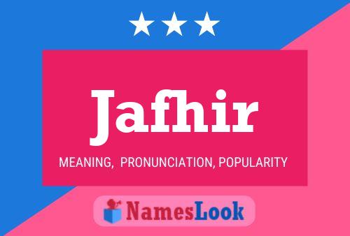 ملصق اسم Jafhir