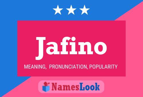 ملصق اسم Jafino