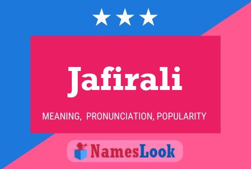 ملصق اسم Jafirali