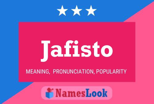 ملصق اسم Jafisto