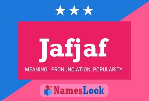 ملصق اسم Jafjaf