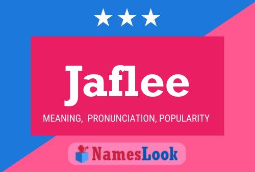 ملصق اسم Jaflee