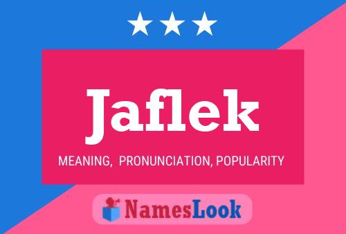 ملصق اسم Jaflek