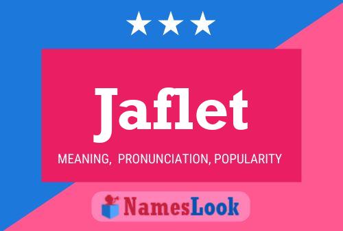 ملصق اسم Jaflet