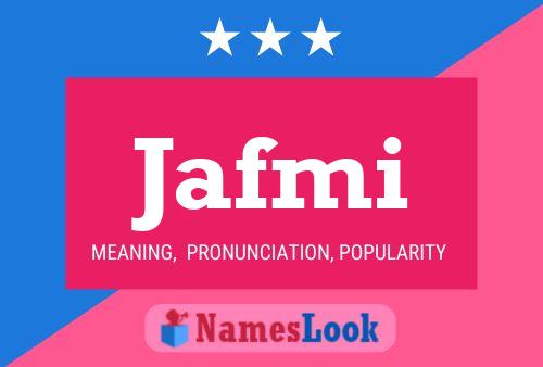 ملصق اسم Jafmi