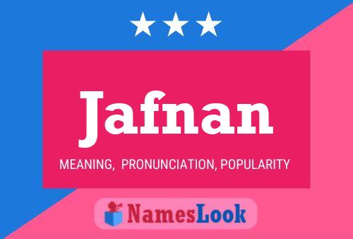 ملصق اسم Jafnan