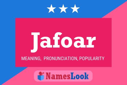 ملصق اسم Jafoar