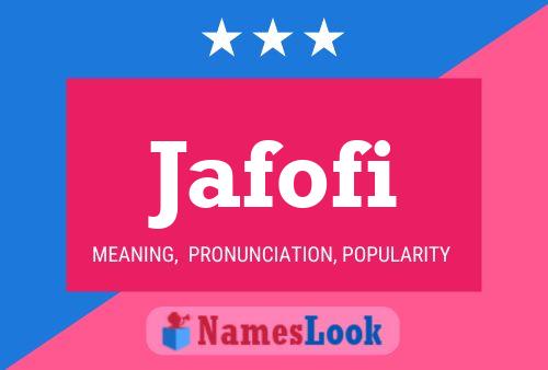 ملصق اسم Jafofi