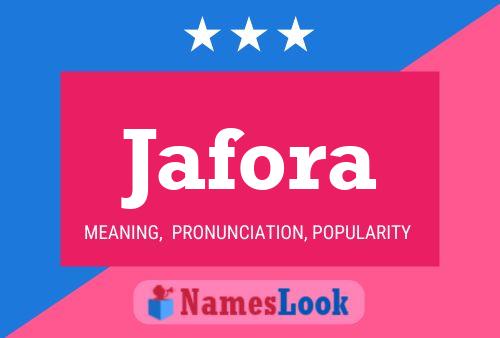 ملصق اسم Jafora