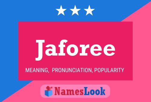 ملصق اسم Jaforee