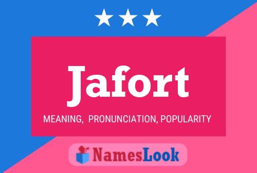 ملصق اسم Jafort