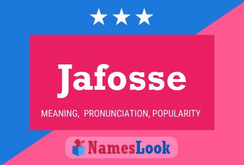 ملصق اسم Jafosse