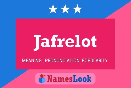 ملصق اسم Jafrelot