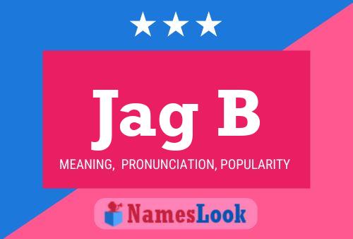 ملصق اسم Jag B