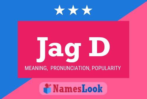 ملصق اسم Jag D