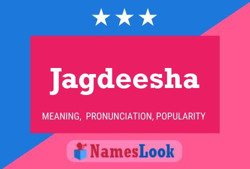 ملصق اسم Jagdeesha