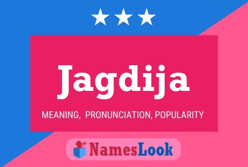 ملصق اسم Jagdija