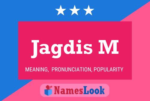 ملصق اسم Jagdis M