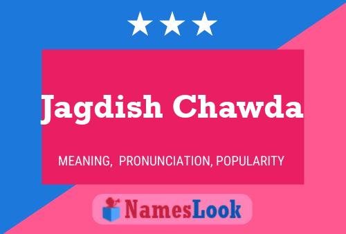 ملصق اسم Jagdish Chawda