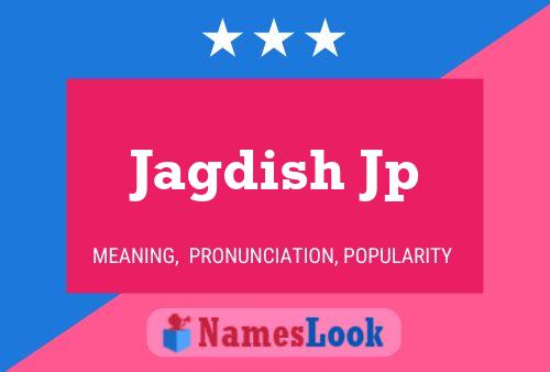 ملصق اسم Jagdish Jp