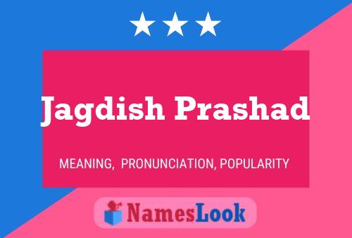 ملصق اسم Jagdish Prashad