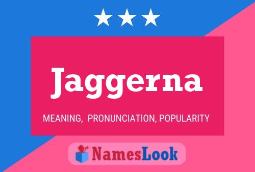 ملصق اسم Jaggerna