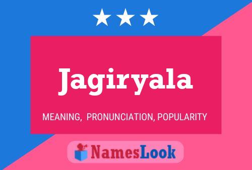 ملصق اسم Jagiryala