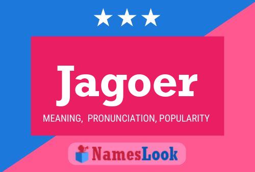 ملصق اسم Jagoer