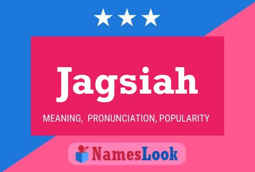 ملصق اسم Jagsiah