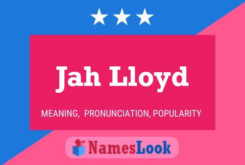 ملصق اسم Jah Lloyd