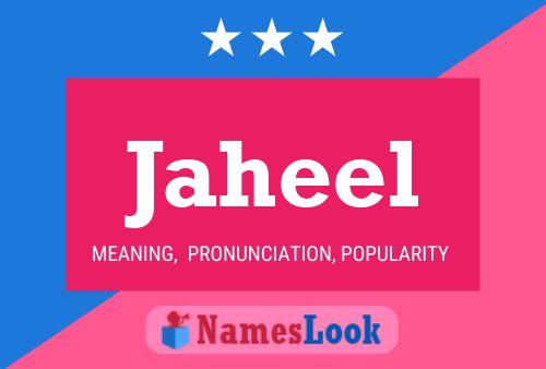 ملصق اسم Jaheel