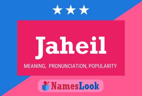 ملصق اسم Jaheil