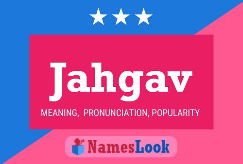 ملصق اسم Jahgav