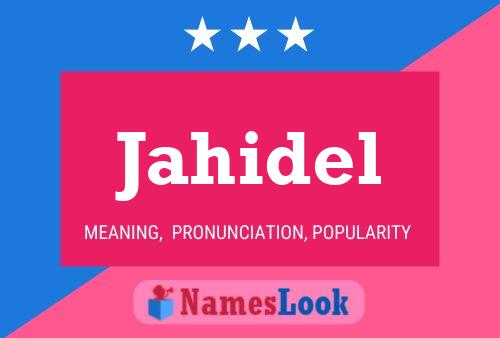 ملصق اسم Jahidel