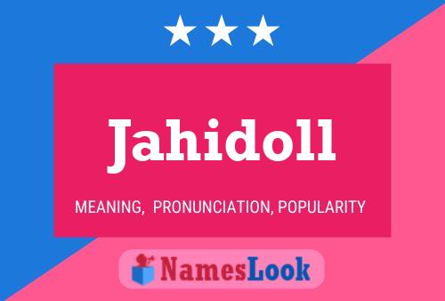 ملصق اسم Jahidoll