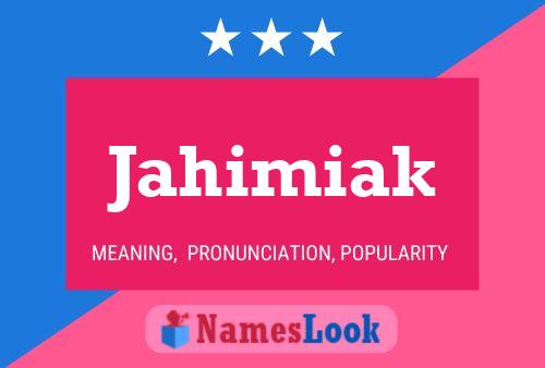 ملصق اسم Jahimiak