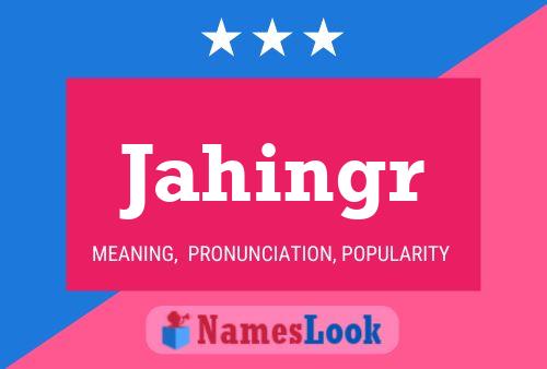 ملصق اسم Jahingr