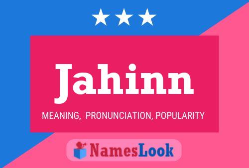 ملصق اسم Jahinn