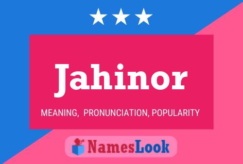 ملصق اسم Jahinor