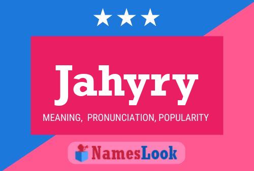 ملصق اسم Jahyry