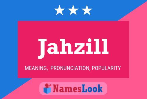 ملصق اسم Jahzill